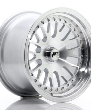 JR Wheels JR10 15x9 ET0-20 BLANK Silver Machined Face