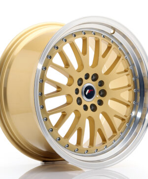 JR Wheels JR10 19x9, 5 ET35 5x112/114 Gold w/Machined Lip