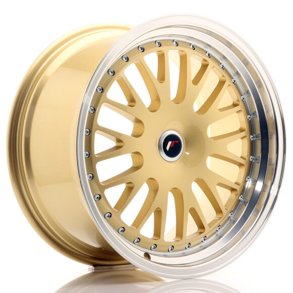 JR Wheels JR10 19x9, 5 ET20-35 BLANK Gold w/Machined Lip