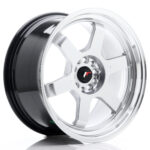 JR Wheels JR12 18x9 ET30 5x112/114, 3 Hyper Silver w/Machined Lip