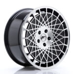 JR Wheels JR14 18x8, 5 ET40 5x114, 3Gloss Black w/Machined Face