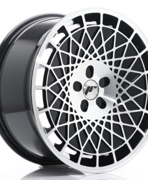 JR Wheels JR14 18x8, 5 ET35-40 5H BLANK Gloss Black w/Machined Face