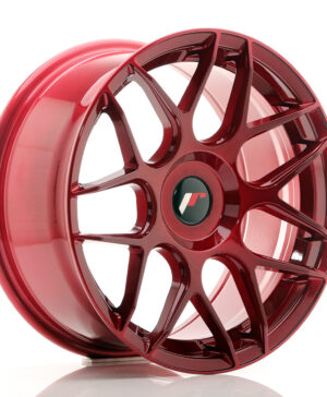 JR Wheels JR18 17x8 ET25-35 BLANK Platinum Red