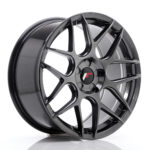 JR Wheels JR18 18x8, 5 ET45 5H BLANK Hyper Black