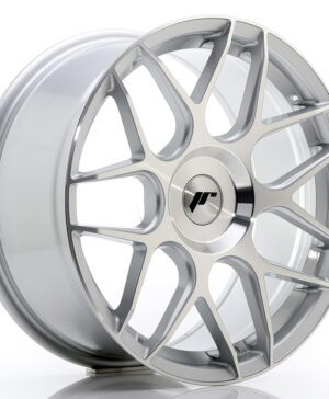 JR Wheels JR18 18x8, 5 ET25-45 BLANK Silver Machined Face