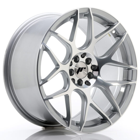 JR Wheels JR18 18x9, 5 ET35 5x100/120 Silver Machined Face