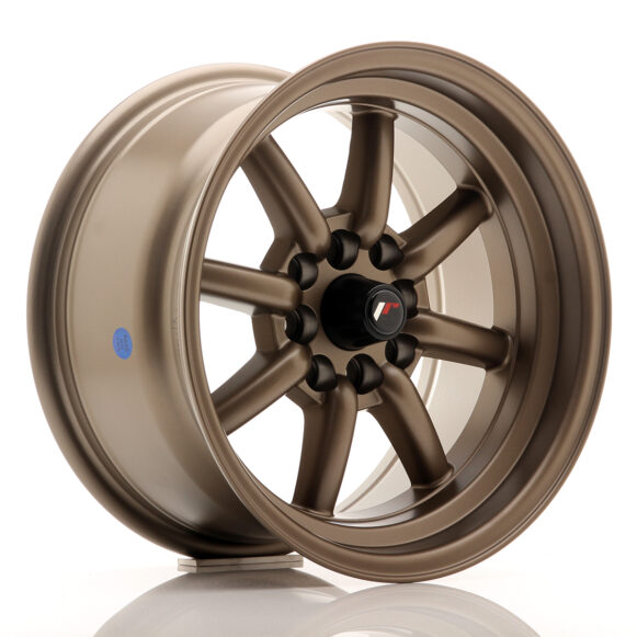 JR Wheels JR19 15x8 ET0 4x100/114 Matt Bronze