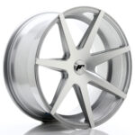 JR Wheels JR20 20x10 ET20-40 5H BLANK Silver Machined Face