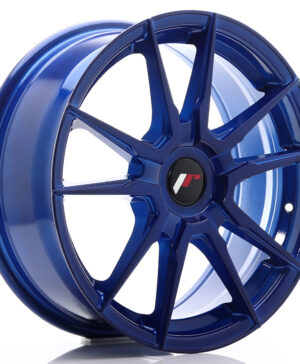 JR Wheels JR21 17x7 ET25-40 BLANK Platinum Blue