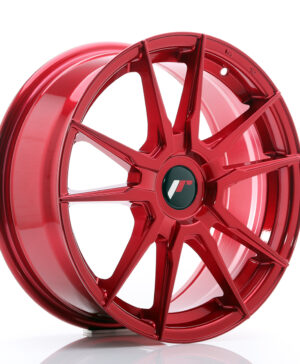JR Wheels JR21 17x7 ET35-40 BLANK Platinum Red