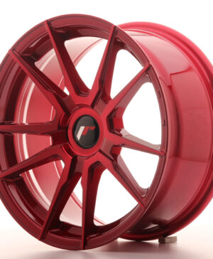 JR Wheels JR21 17x8 ET35 BLANK Platinum Red