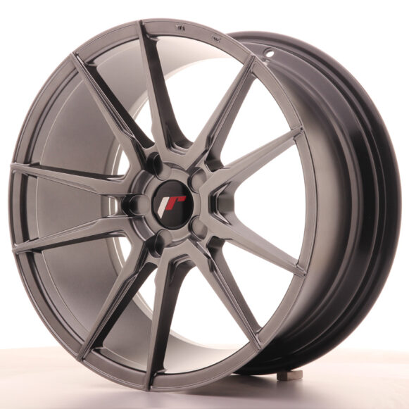 JR Wheels JR21 18x8, 5 ET20-30 5H BLANK Hyper Black