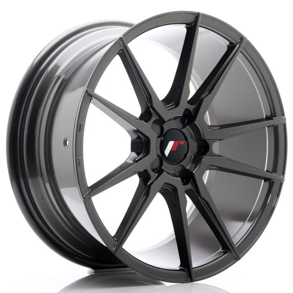 JR Wheels JR21 18x8, 5 ET40 5H Blank Hyper Gray