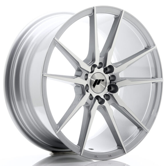 JR Wheels JR21 18x8, 5 ET40 5x112/114 Silver Machined Face