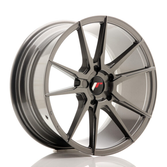 JR Wheels JR21 18x8, 5 ET20-40 Blank Hyper Gray