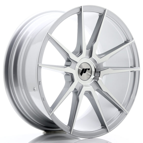 JR Wheels JR21 18x8, 5 ET20-40 BLANK Silver Machined Face