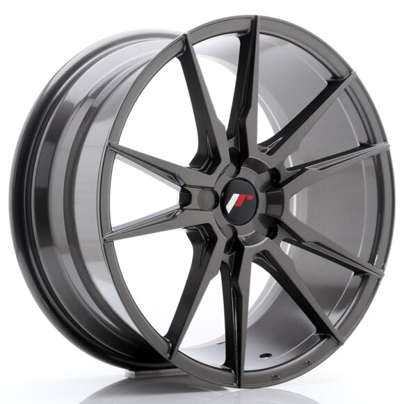 JR Wheels JR21 19x8, 5 ET20-43 5H Blank Hyper Gray