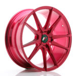 JR Wheels JR21 19x8, 5 ET20-43 5H BLANK Platinum Red
