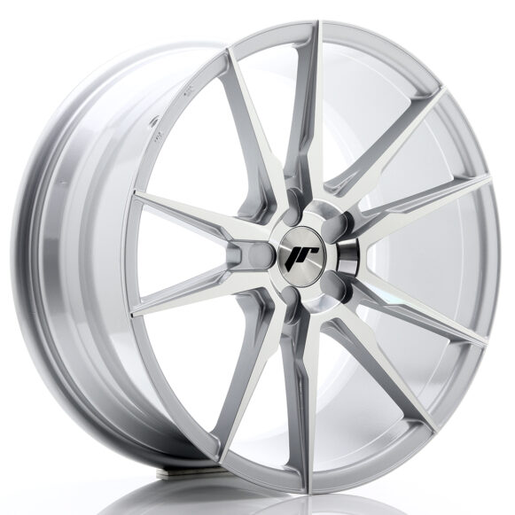 JR Wheels JR21 19x8, 5 ET20-43 5H BLANK Silver Machined Face