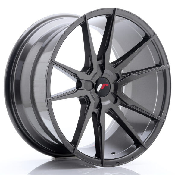 JR Wheels JR21 19x9, 5 ET20-40 5H Blank Hyper Gray