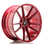 JR Wheels JR21 20x10 ET20-40 5H BLANK Platinum Red