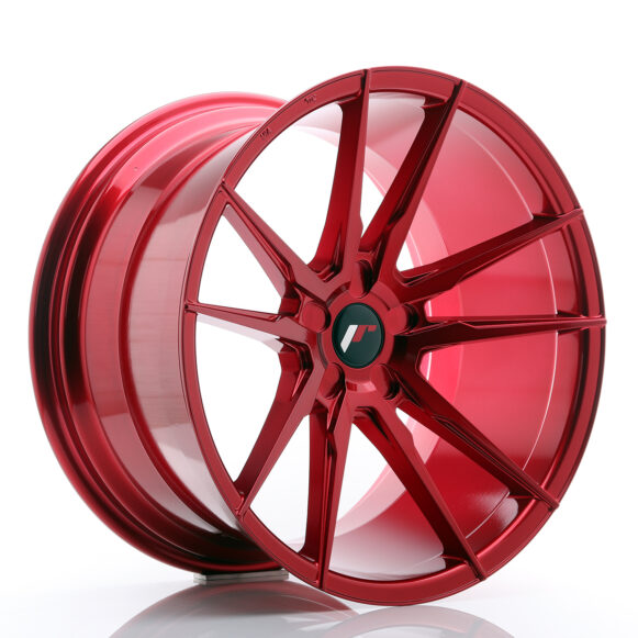 JR Wheels JR21 20x11 ET30-50 5H BLANK Platinum Red