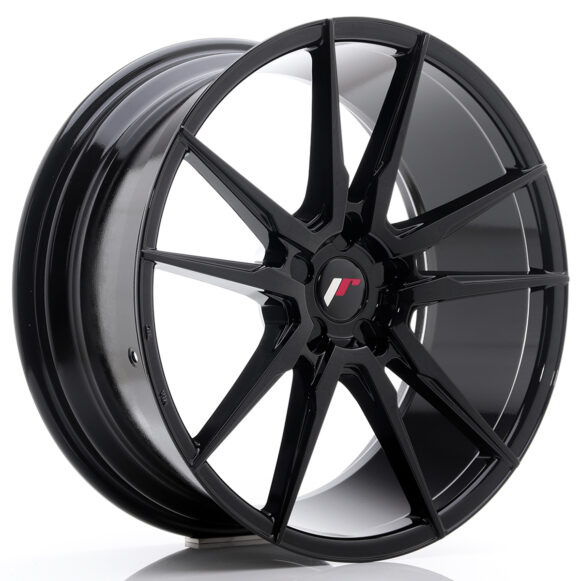 JR Wheels JR21 20x8, 5 ET20-40 5H BLANK Glossy Black