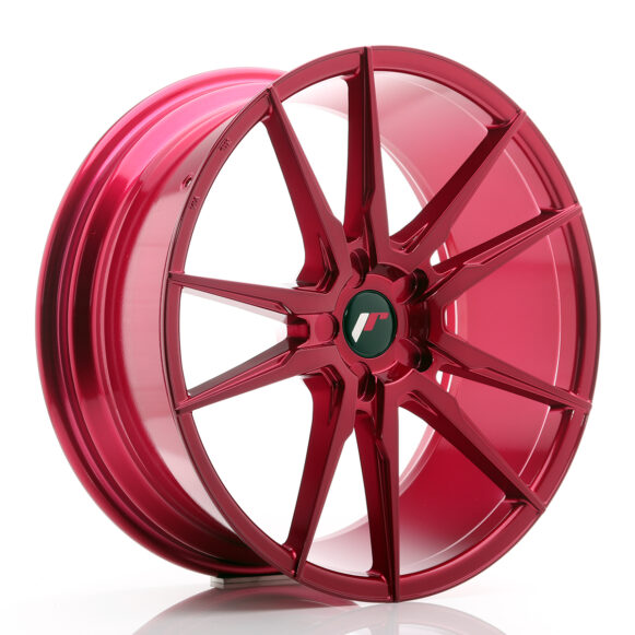 JR Wheels JR21 20x8, 5 ET20-40 5H BLANK Platinum Red