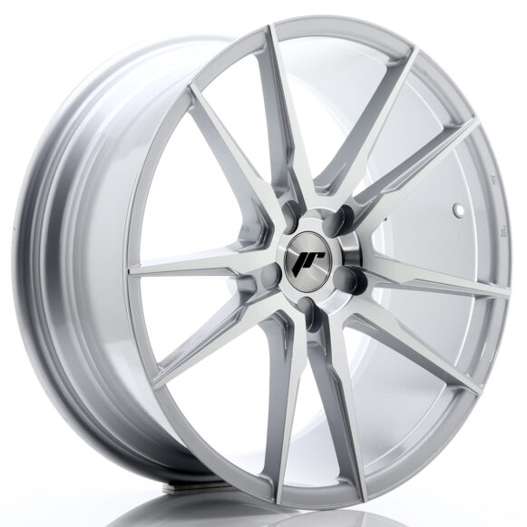 JR Wheels JR21 20x8, 5 ET40 5H BLANK Silver Machined Face