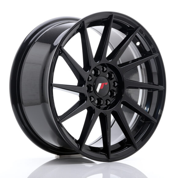 JR Wheels JR22 17x8 ET35 5x100/114 Glossy Black