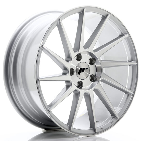 JR Wheels JR22 18x8, 5 ET40 5x112 Silver Machined Face