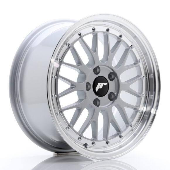 JR Wheels JR23 17x8 ET35 4x100 Hyper Silver w/Machined Lip