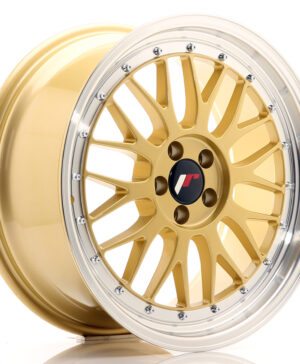 JR Wheels JR23 18x8, 5 ET35 5x120 Gold w/Machined Lip