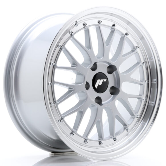 JR Wheels JR23 18x8, 5 ET35 5x100 Hyper Silver w/Machined Lip