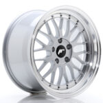 JR Wheels JR23 18x9, 5 ET25 5x120 Hyper Silver w/Machined Lip