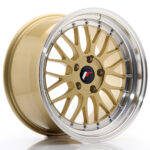 JR Wheels JR23 18x9, 5 ET35 5x120 Gold w/Machined Lip