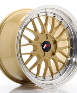 JR Wheels JR23 18x9, 5 ET25-48 5H BLANK Gold w/Machined Lip