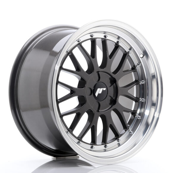 JR Wheels JR23 18x9, 5 ET25-48 5H BLANK Hyper Gray w/Machined Lip