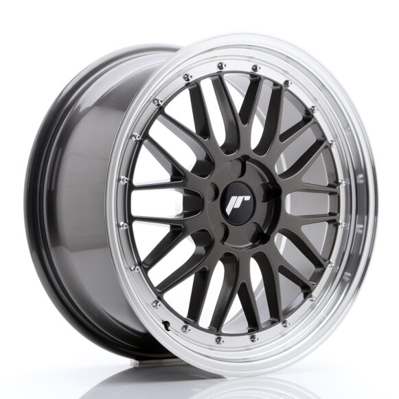 JR Wheels JR23 19x8, 5 ET20-50 5H BLANK Hyper Gray w/Machined Lip