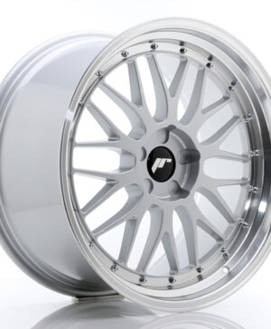 JR Wheels JR23 20x10, 5 ET30-43 5H BLANK Hyper Silver w/Machined Lip