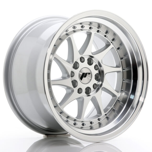 JR Wheels JR26 17x10 ET20 5x114/120 Silver Machined Face