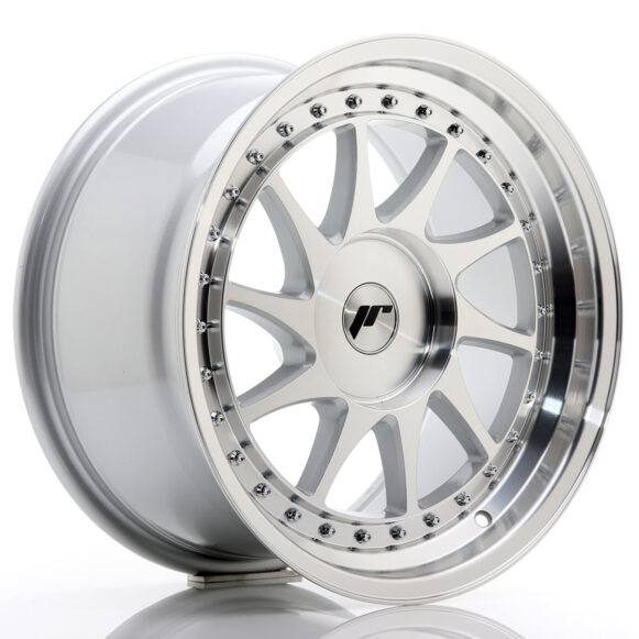 JR Wheels JR26 17x9 ET20-35 BLANK Silver Machined Face