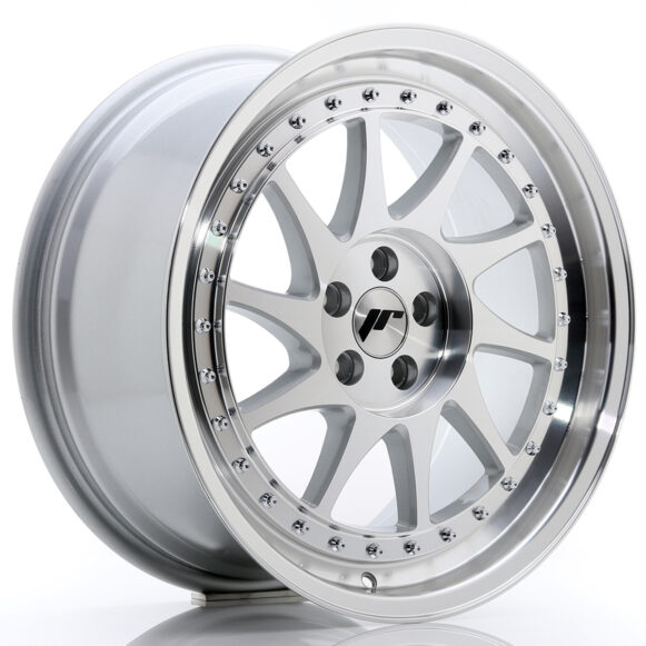 JR Wheels JR26 18x8, 5 ET40 5x112 Silver Machined Face