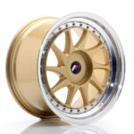 JR Wheels JR26 18x9, 5 ET20-40 BLANK Gold w/Machined Lip