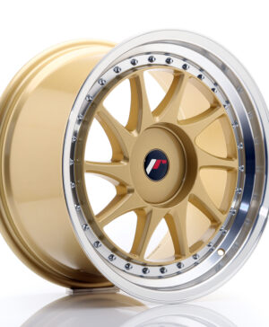 JR Wheels JR26 18x9, 5 ET20-40 BLANK Gold w/Machined Lip