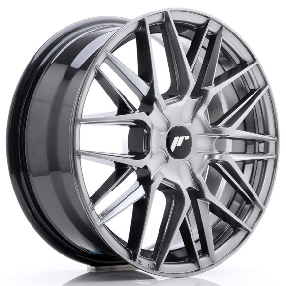 JR Wheels JR28 17x7 ET20-45 BLANK Hyper Black