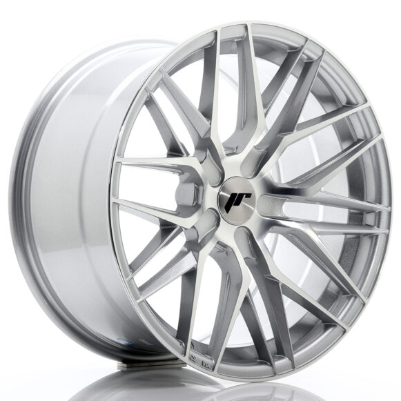 JR Wheels JR28 18x9, 5 ET20-40 5H BLANK Silver Machined Face