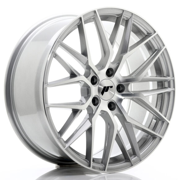 JR Wheels JR28 19x8, 5 ET40 5x114, 3 Silver Machined Face