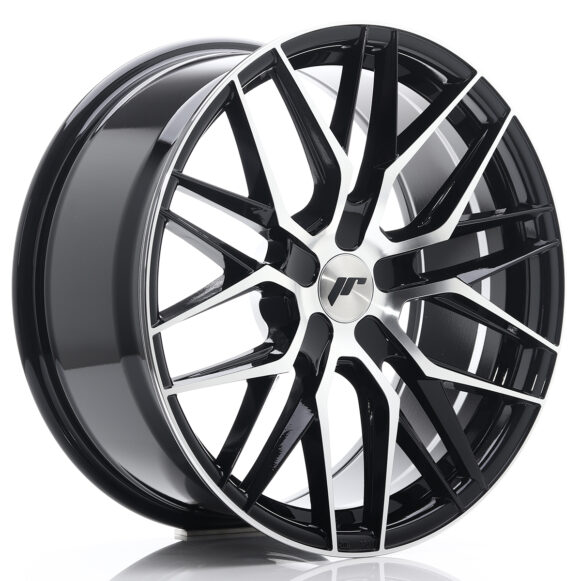 JR Wheels JR28 19x8, 5 ET20-40 5H BLANK Gloss Black Machined Face