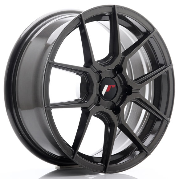 JR Wheels JR30 17x7 ET20-40 5H BLANK Hyper Gray